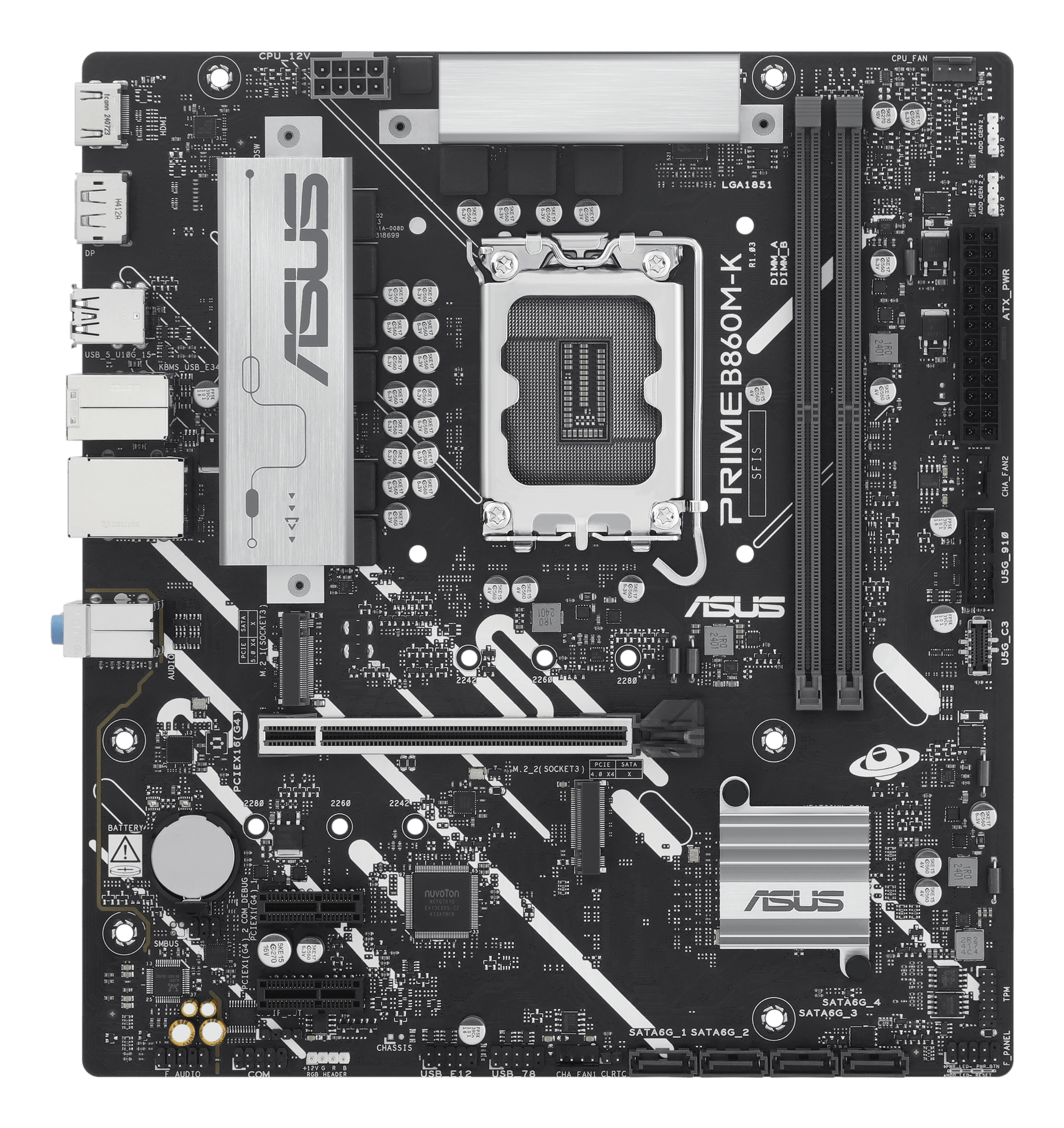 ASUS PRIME B860M-K Intel B860 LGA 1851 (Socket V1) 90MB1JT0-M0EAY0
