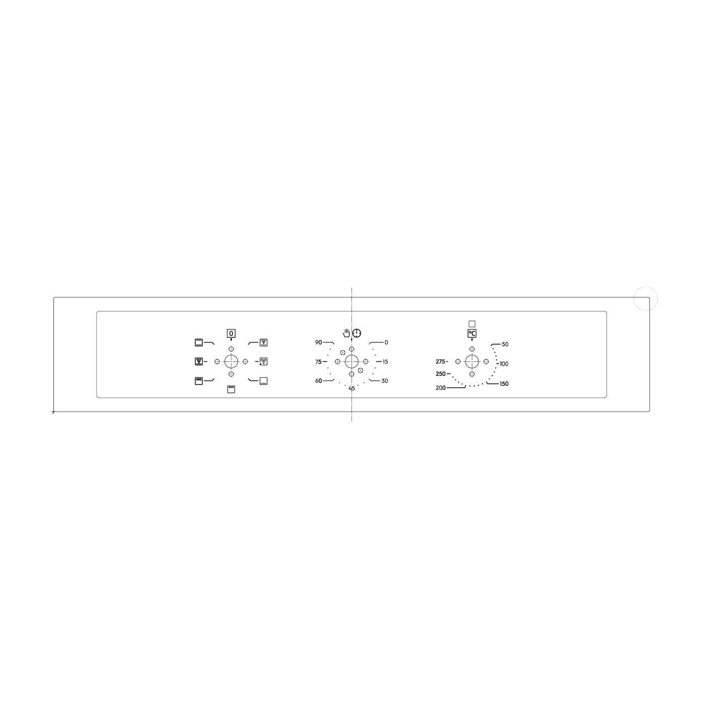 Electrolux panel mandos, inox 140204038016