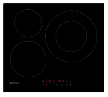 Indesit Isf13q60ne Placa De Induccion 7600W 3 Zonas De Cocciòn