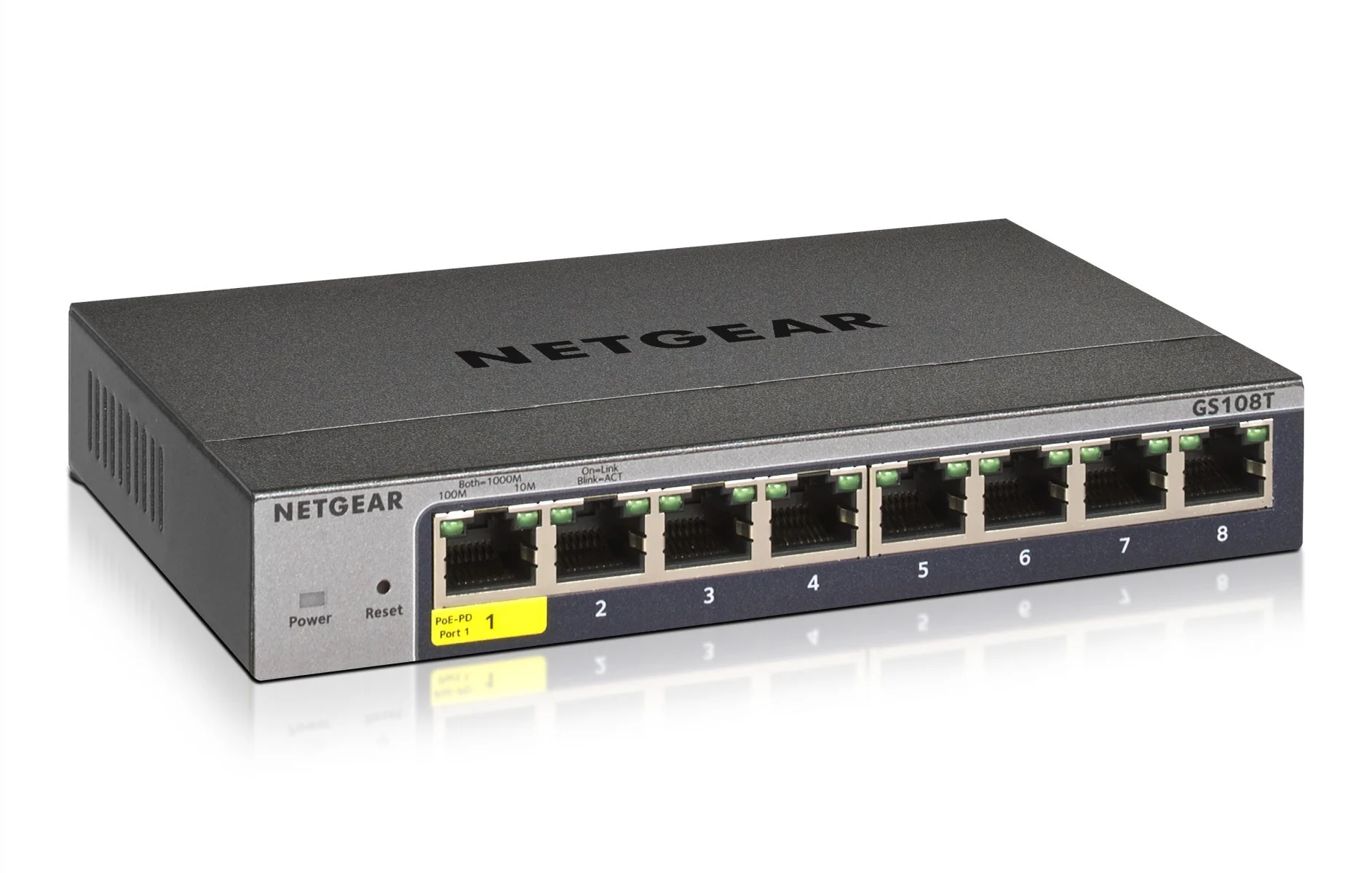 NETGEAR GS108Tv3 Gestionado L2 Gigabit Ethernet GS108T-300PES
