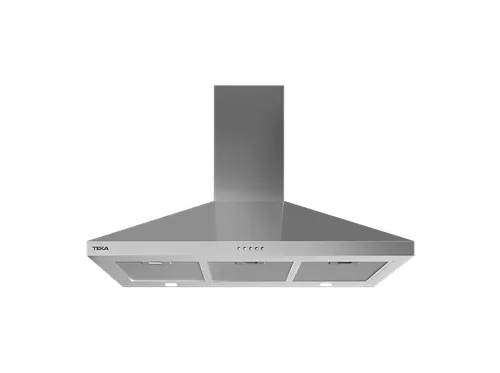 Campana decorativa - Teka DBP 98150 EOS IX, 3 Velocidades + 1, 800 m³/h, 89.8 cm, 53 dBA, Inox