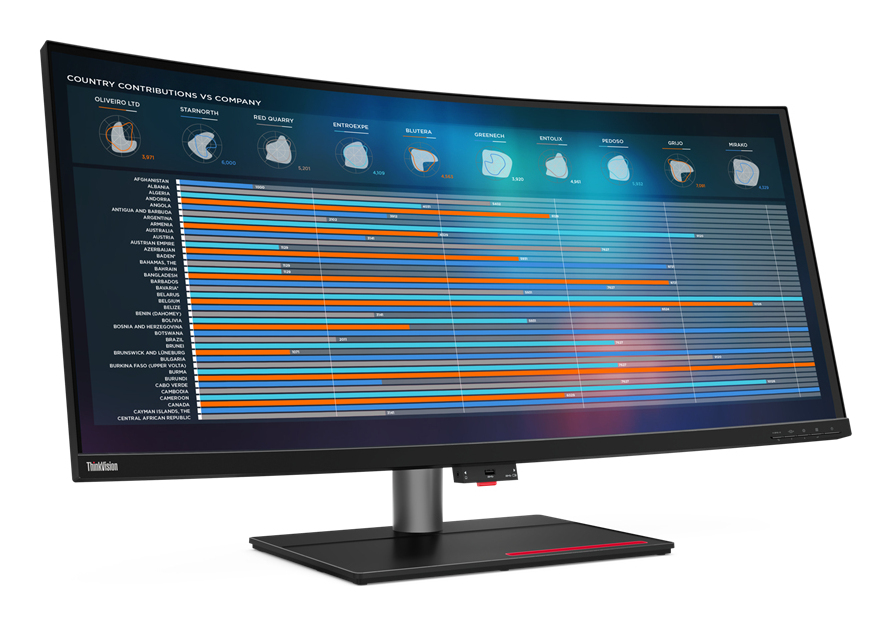 Lenovo ThinkVision P40w-20 100,8 cm (39.7") 5120 x 2160 62C1GAT6EU