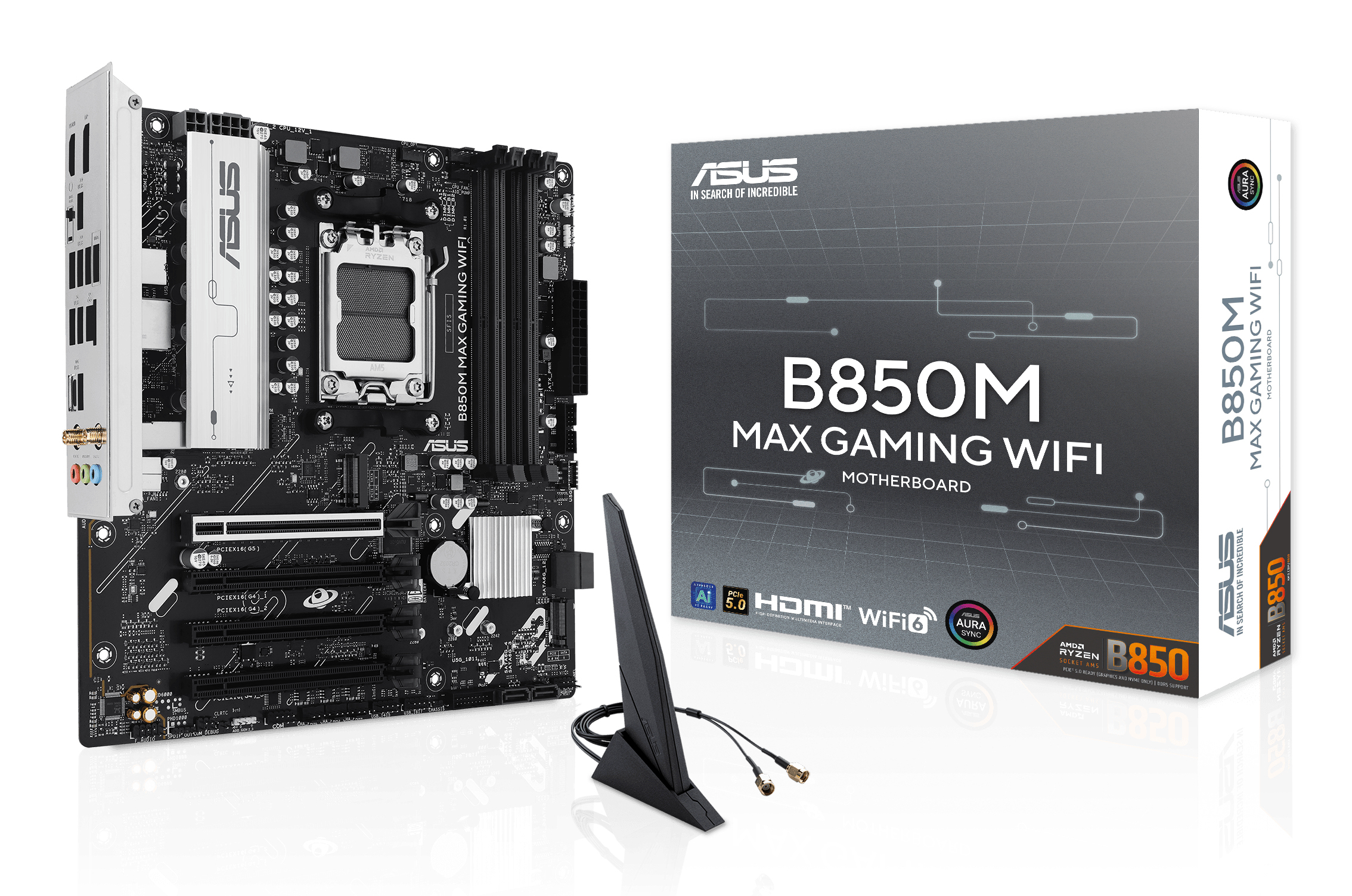 Asus B850M MAX GAMING WIFI Socket AM5