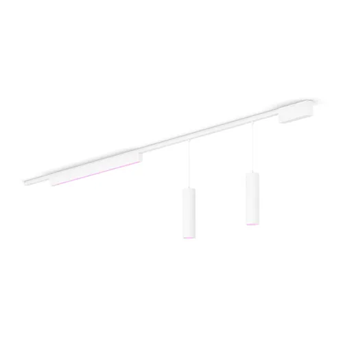 Philips Hue Perifo Kit Base De Techo Recto (2 Suspendidas, 1 Barra De Luz)