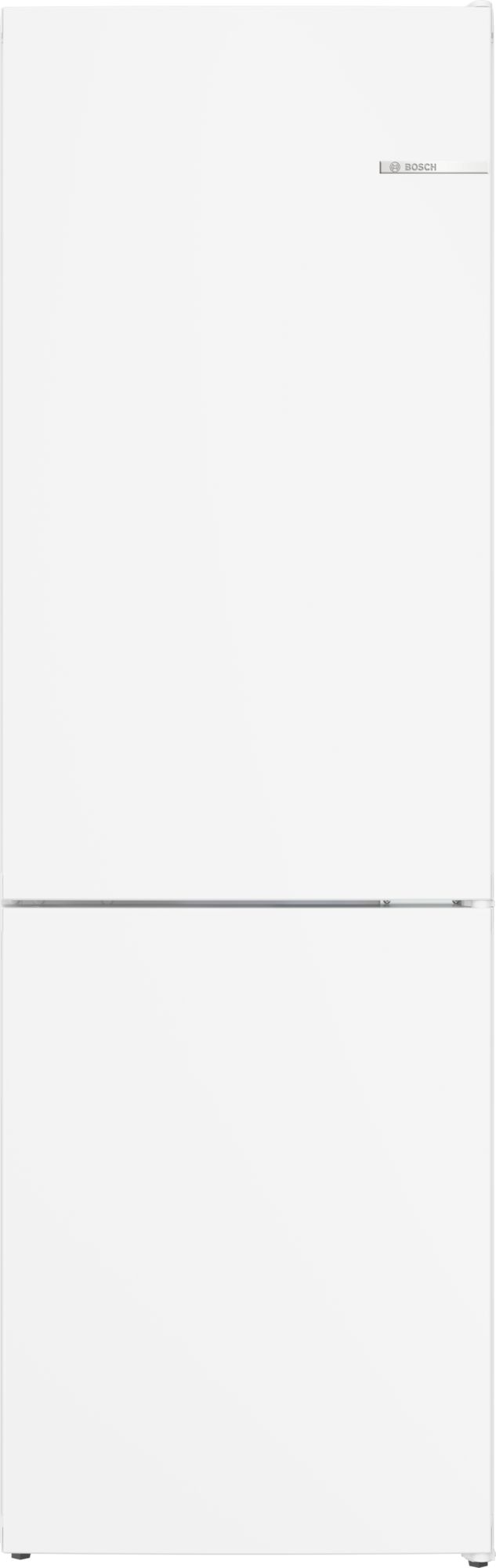 Bosch Serie 4 Frigorífico combinado de libre instalación 186 x 60 cm Blanco, Total NoFrost KGN362WCF