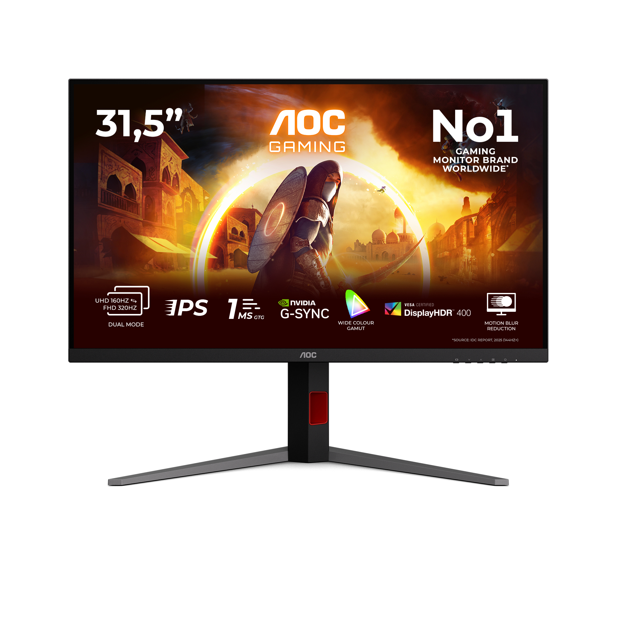 AOC G4 U32G4U pantalla para PC 80 cm (31.5") 3840 x 2160 U32G4U