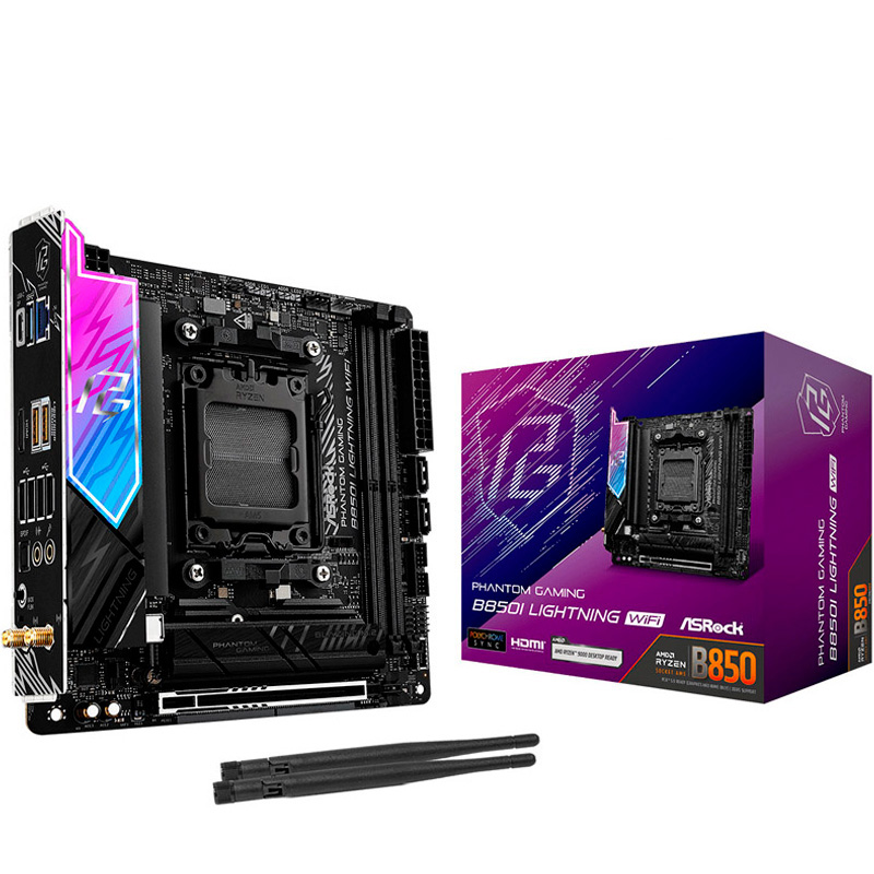 AS Rock Phantom Gaming B850I Lightning WIFI Socket AM5