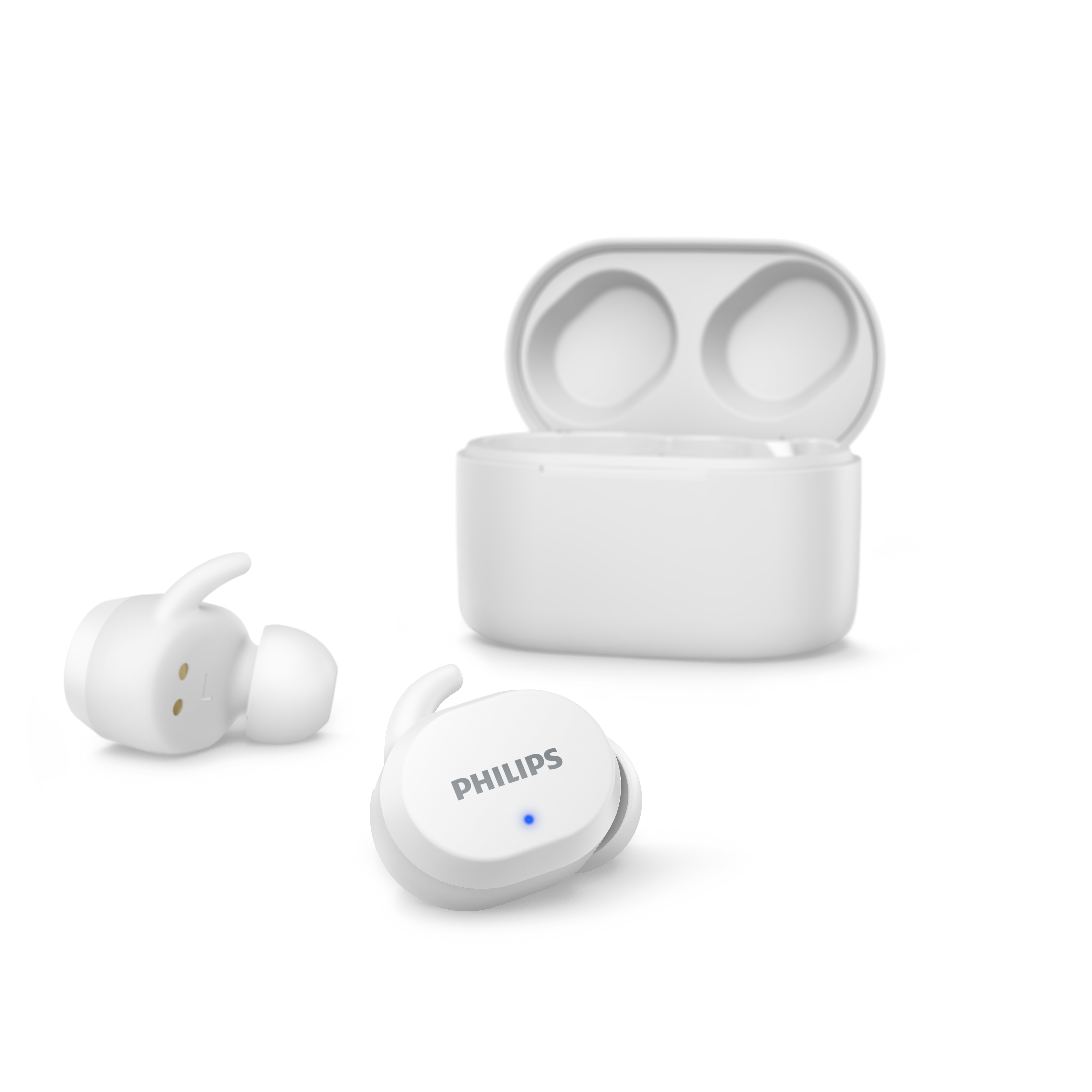 Auriculares Philips TWS Bluetooth 5.0 6h (24h con estuche) BlancoTAT3216WT/00