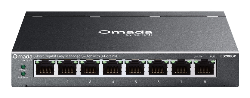 TP-Link Omada ES208GP switch Gestionado L2 Gigabit Ethernet ES208GP