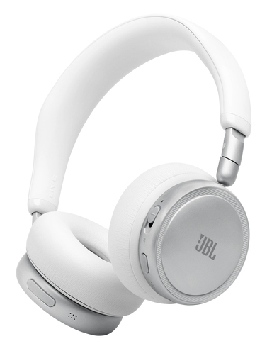 Auriculares inalámbricos - JBL LIVE 680 NC, Supraaurales, Bluetooth 6.0, Cancelación de ruido adaptativa 2.0, Sonido Espacial, 80h autonomía, Blanco