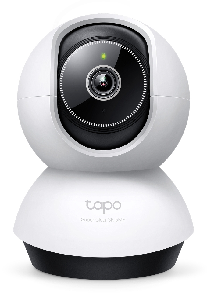 Cámara de vigilancia IP - TP-Link Tapo TC74, 360º, 3K 5MP, Rotatoria, Visión Nocturna, Detección IA Gratuita