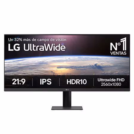 Monitor LG UltraWide 29'', IPS, UWFHD, 100 Hz, Negro - 29U511AX-B.OBSPTO