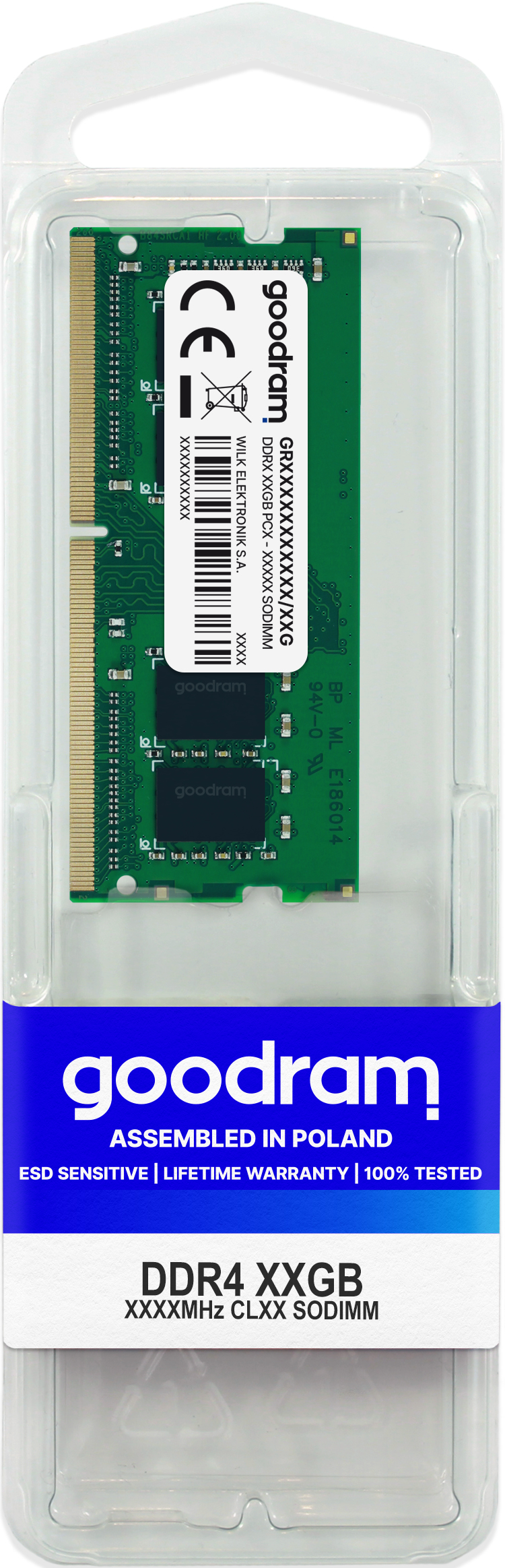 Memoria RAM GoodRam SO-DIMM DDR4 2400MHz 8GB CL17 1x8GB