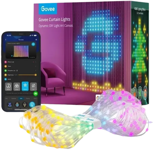 Govee H70B1 RGBIC Wifi Bluetooth - Cortina de luz LED