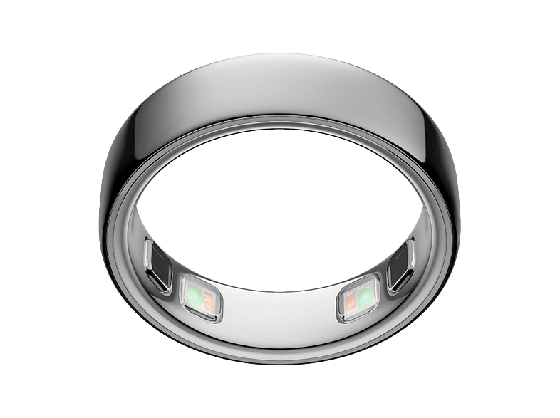 Anillo inteligente - Oura Ring 5, Talla 6, Hasta 9 días autonomía, Bluetooth, 50 métricas de salud, Titanio, Plata