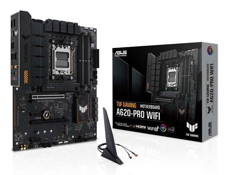 ASUS TUF GAMING A620-PRO WIFI AMD A620 Zócalo AM5 ATX 90MB1FR0-M0EAY0