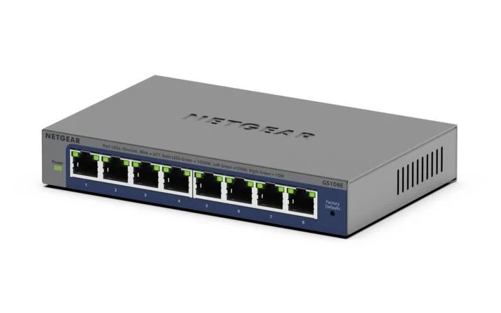 NETGEAR GS108Ev4 No administrado L2/L3 Gigabit Ethernet GS108E-400EUS