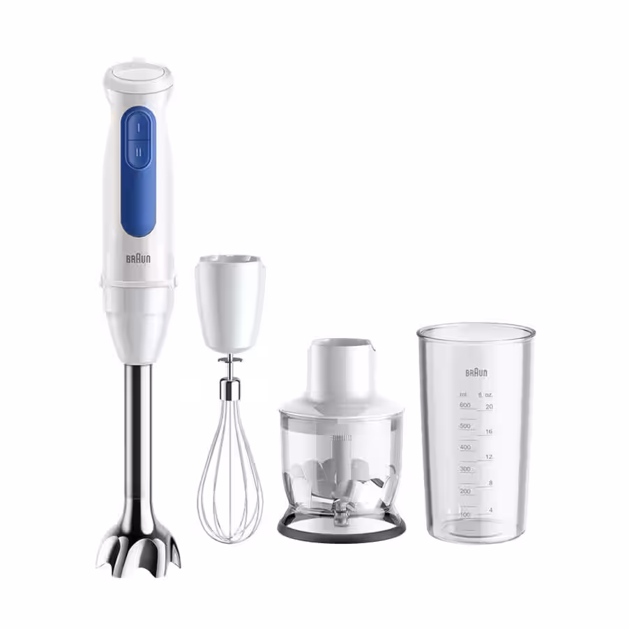 Braun Batidora de mano MQ30202M Minipimer3 Blanca
