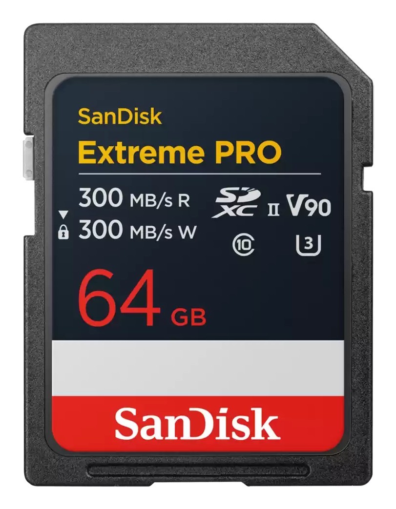 SanDisk Extreme PRO 64 GB SDXC UHS-II Clase 10 SDSDXDM-064G-GN4IN