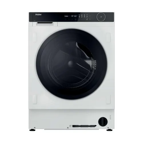 Lavadora integrable - Haier Series 8 HWB100-B14858U1, Carga frontal, Motor Inverter, Función Vapor, Ciclo Smart AI, 10 kg, 1400 rpm, Sin panelar