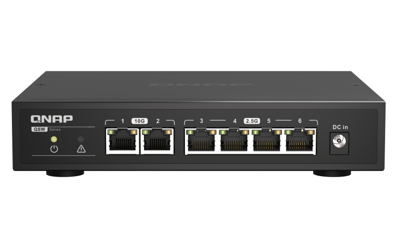 SWITCH 2 PORTS 10GBE RJ45 5 PORTS 2.5GBE RJ45 - UNMANAG ED