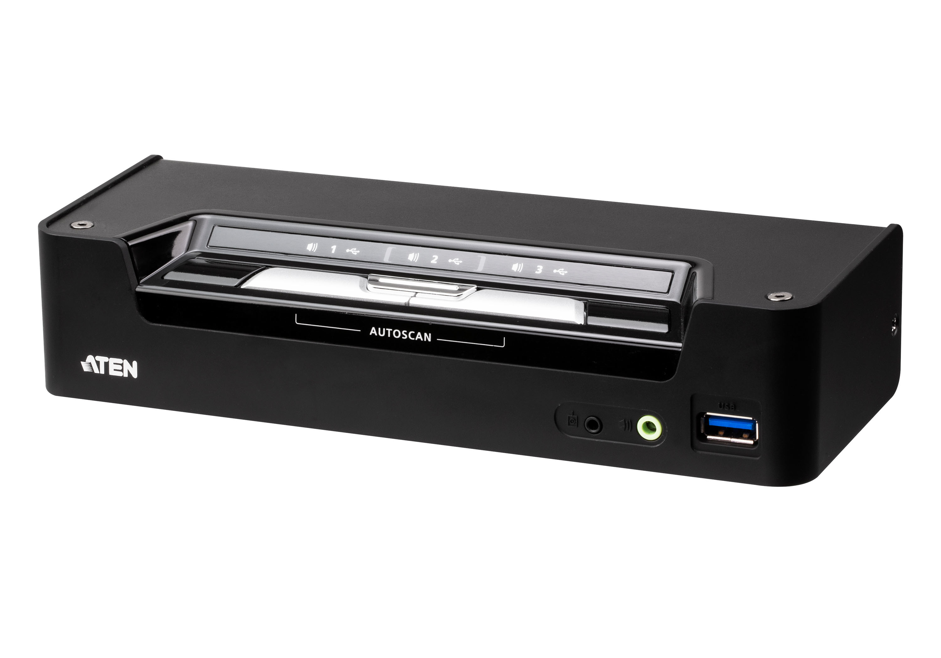 ATEN CS1953-AT interruptor KVM Negro CS1953-AT