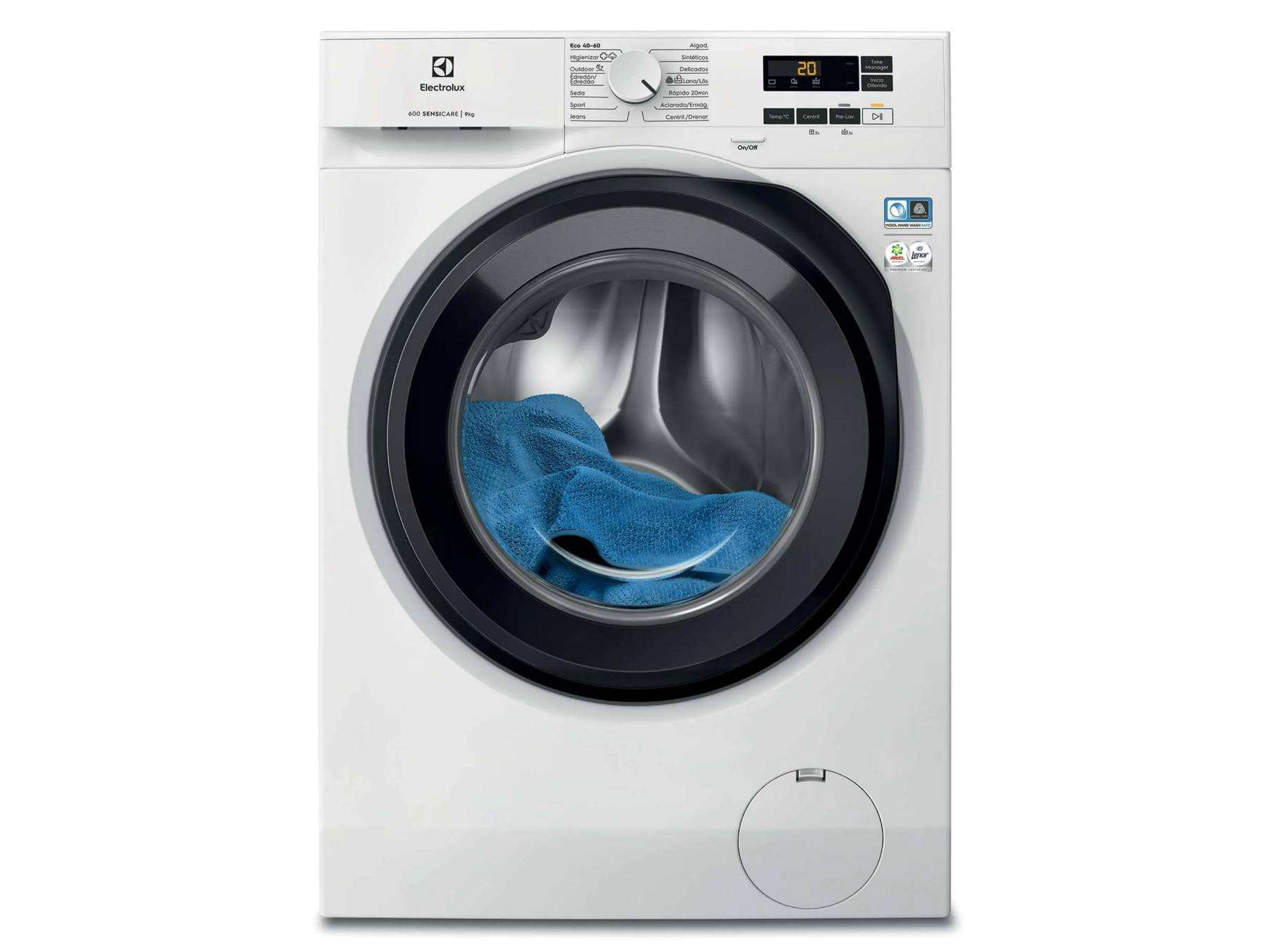 Electrolux - Lavadora Electrolux 9 kg - 1400 rpm, Motor inverter, SensiCare - EFI6194O2B.