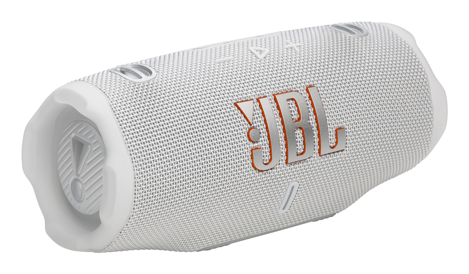 Altavoz bluetooth - JBL Charge 6, 45 W, Bluetooth, Hasta 24 horas + 4 con Playtime Boost, Resistente a golpes, agua y polvo, Blanco