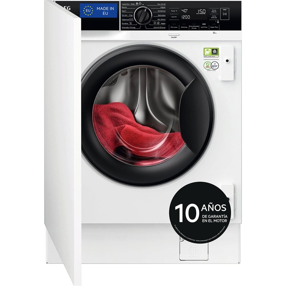 AEG Lavadora integrable Serie 8000 PowerCare de 8.0 kg LFN8E8436C