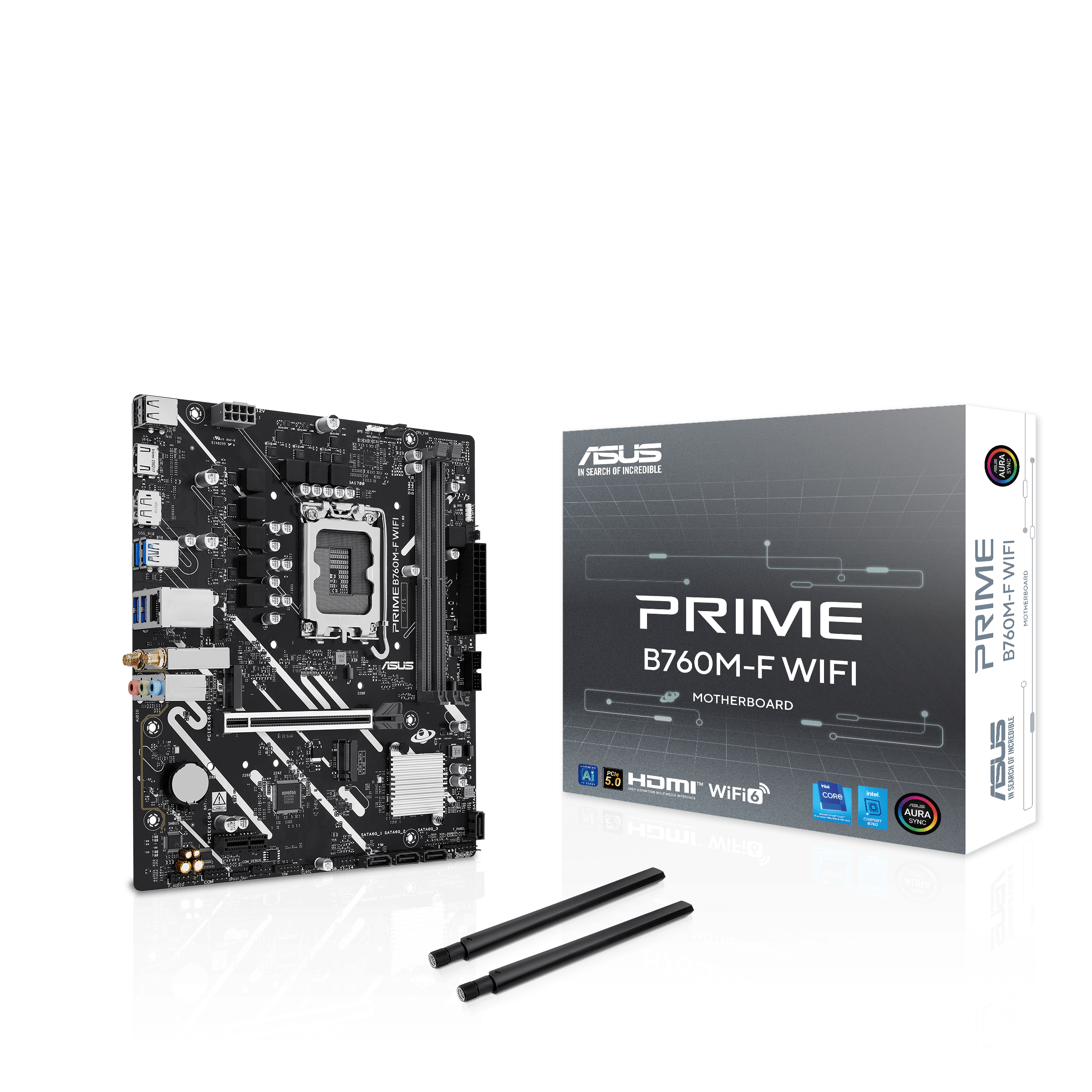 ASUS PRIME B760M-F WIFI Intel B760 LGA 1700 micro ATX 90MB1N00-M0EAY0