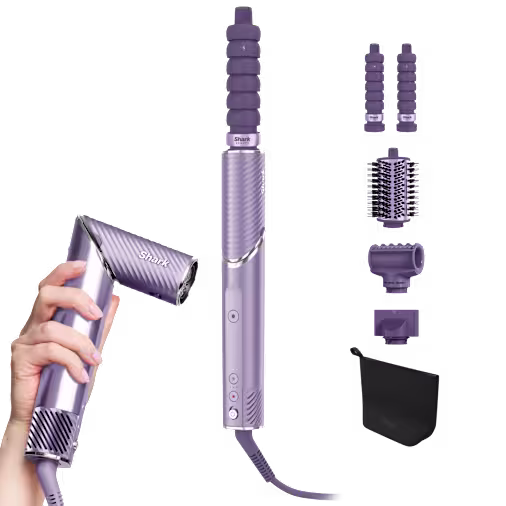 Moldeador y secador de pelo Shark FlexStyle IonCurl, lila | HD840EUPU | de SharkNinja