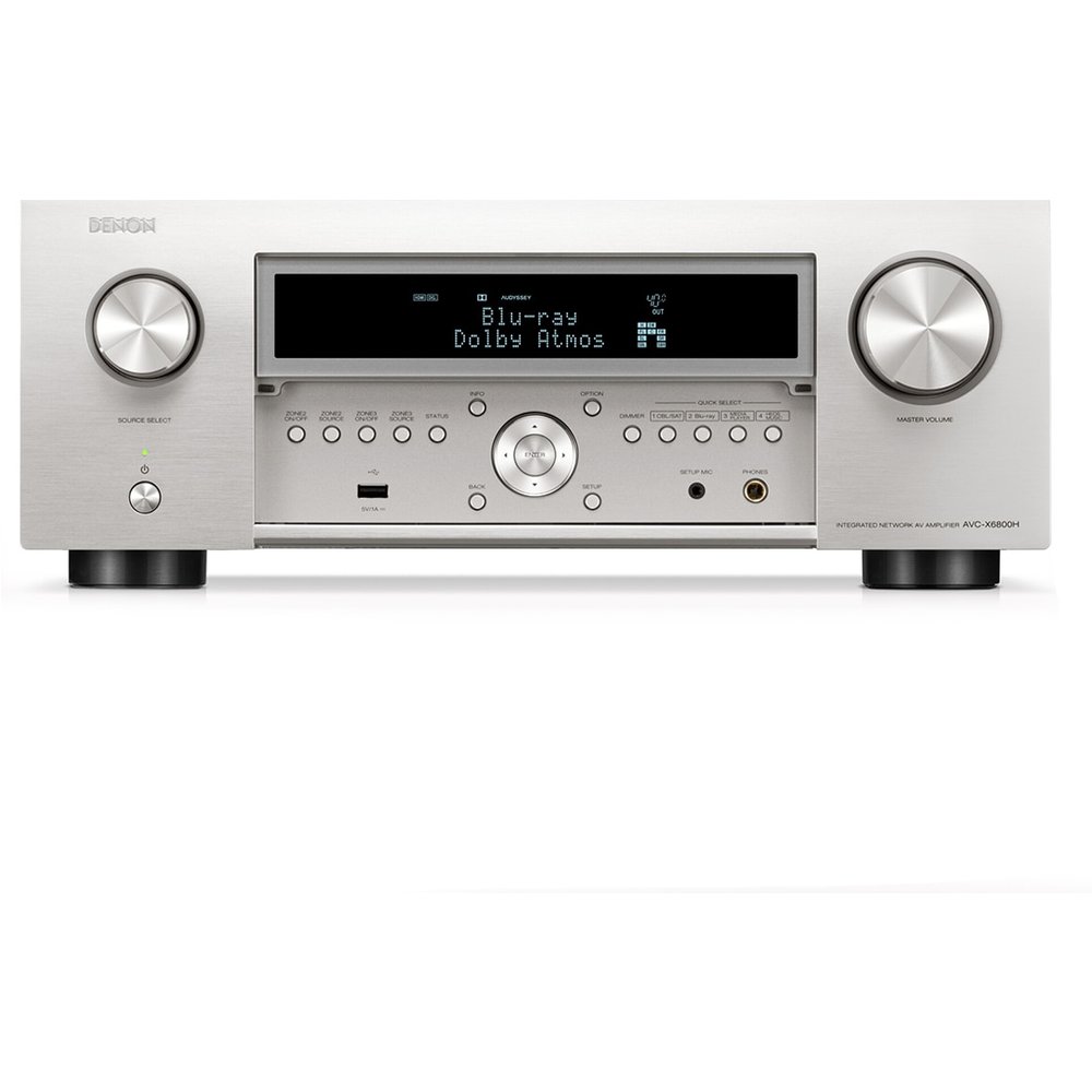 Denon - Amplificador AV Premium Denon AVC-X6800H, 11.4 canales 8K.