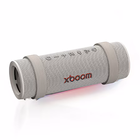 Altavoz inalámbrico - LG XBOOM Grab, 30W, bluetooth, hasta 20h batería, resistencia militar, IP67, Gris
