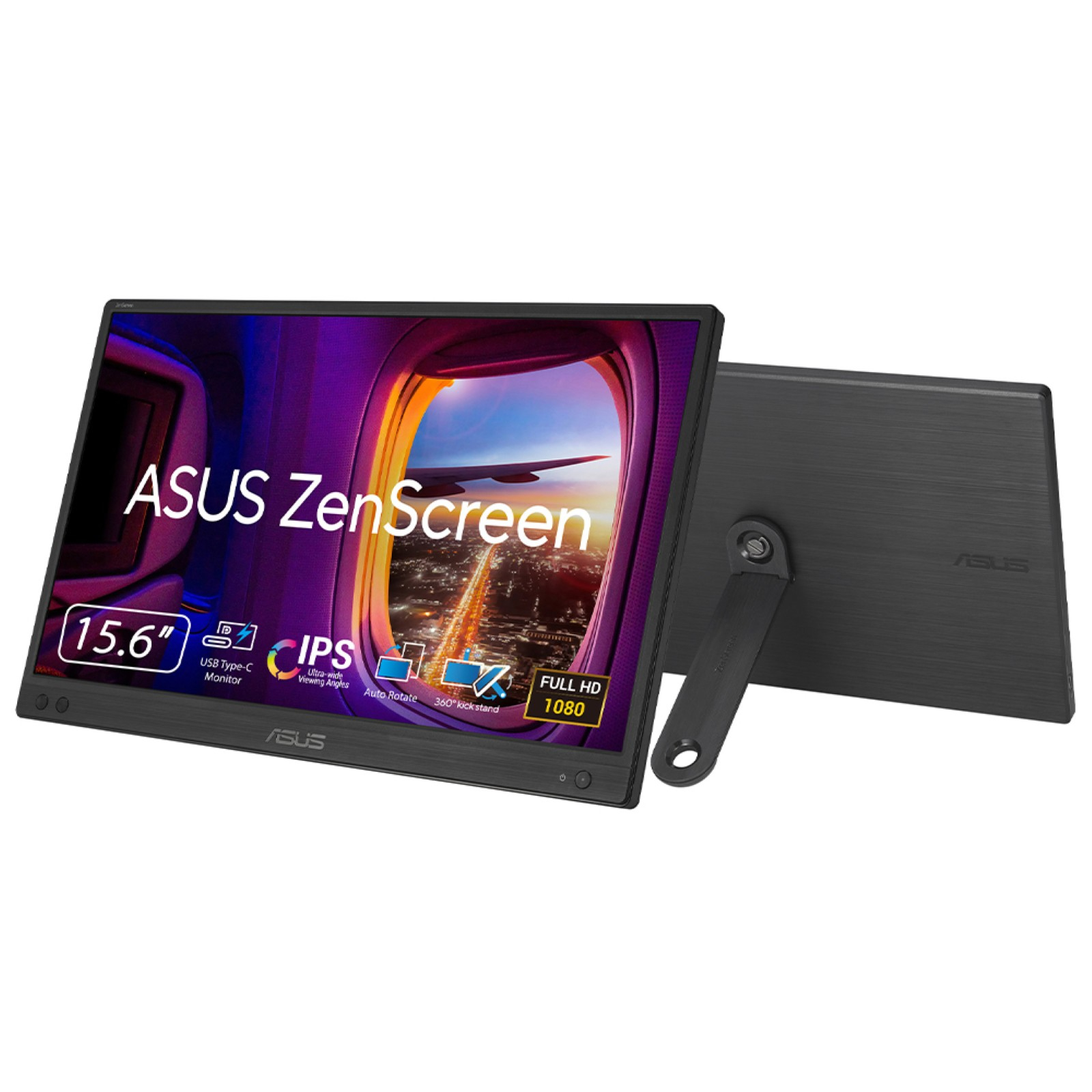 ASUS ZenScreen MB166CR pantalla para PC 39,6 cm 90LM07D3-B03170