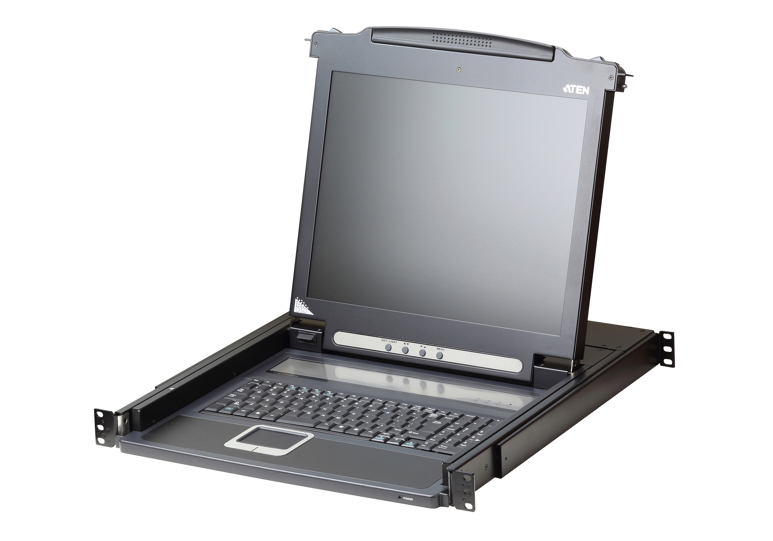 Aten CL1000M-ATA-DNG PS/2 VGA 17" LCD Consola con CL1000M-ATA-DNG