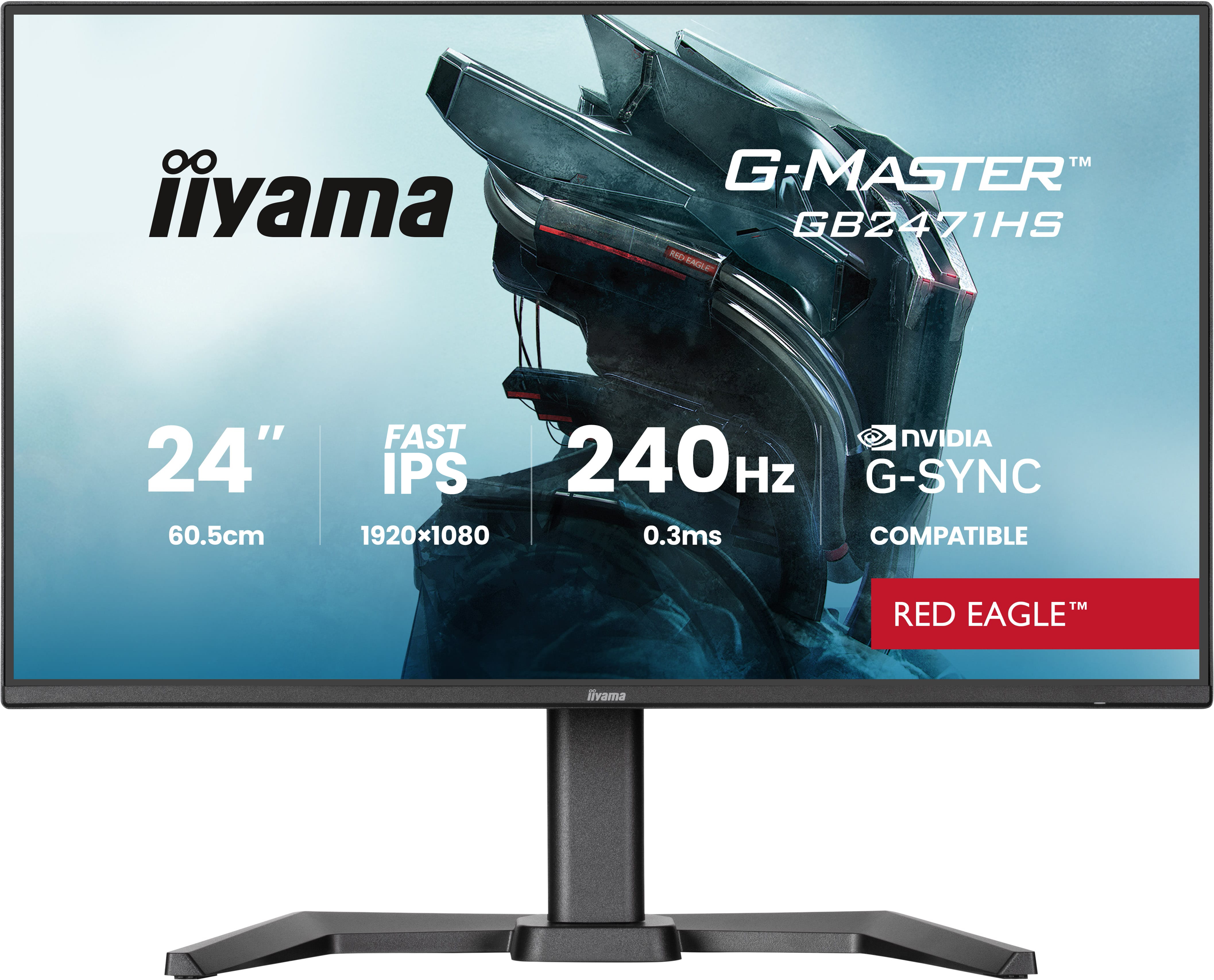 iiyama G-MASTER GB2471HS-B1 pantalla para PC 60,5 cm GB2471HS-B1