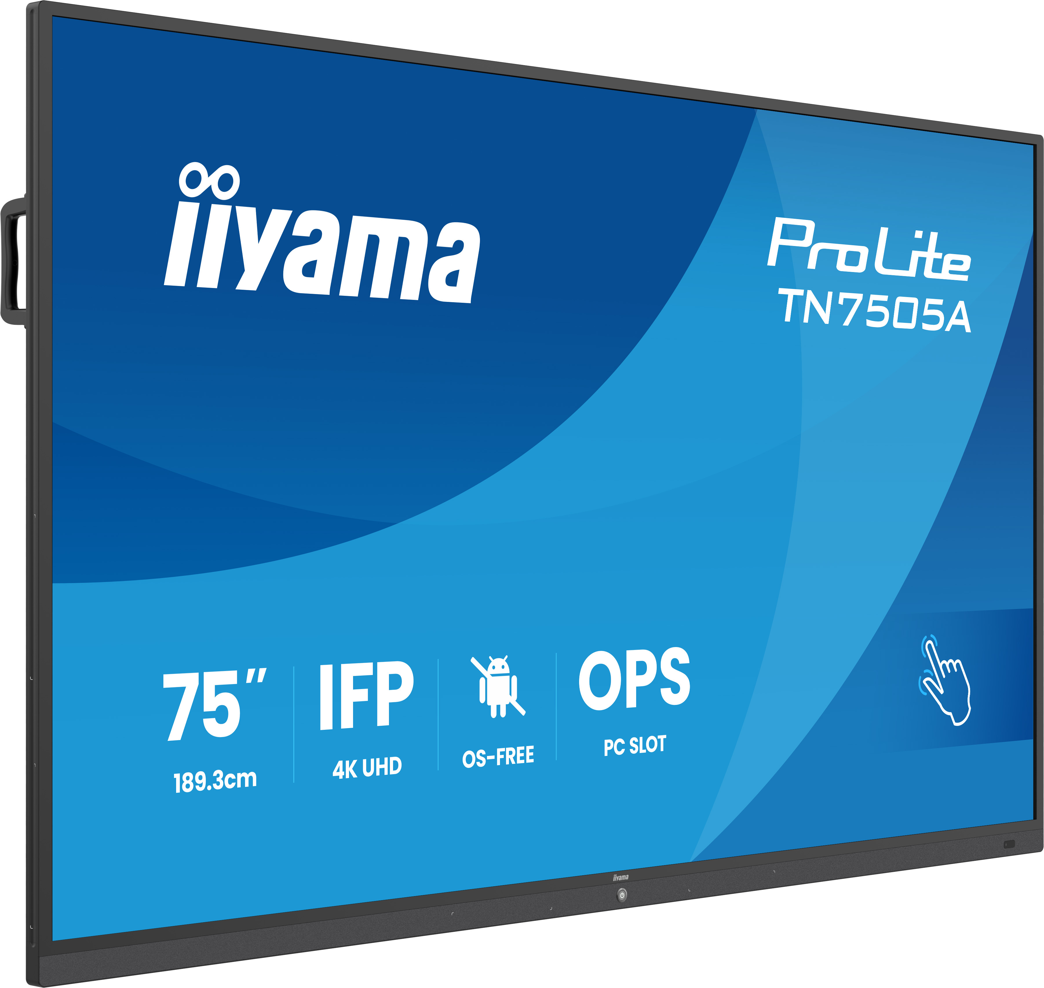 iiyama TN7505A-B1AG Pantalla Interactiva 75" IPS 4K IR 40 TN7505A-B1AG