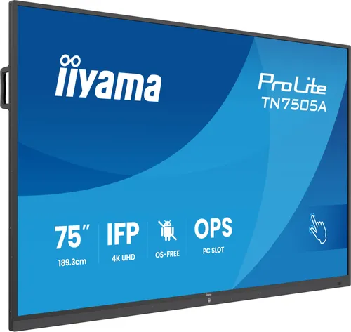 iiyama TN7505A-B1AG Pantalla Interactiva 75" IPS 4K IR 40 TN7505A-B1AG