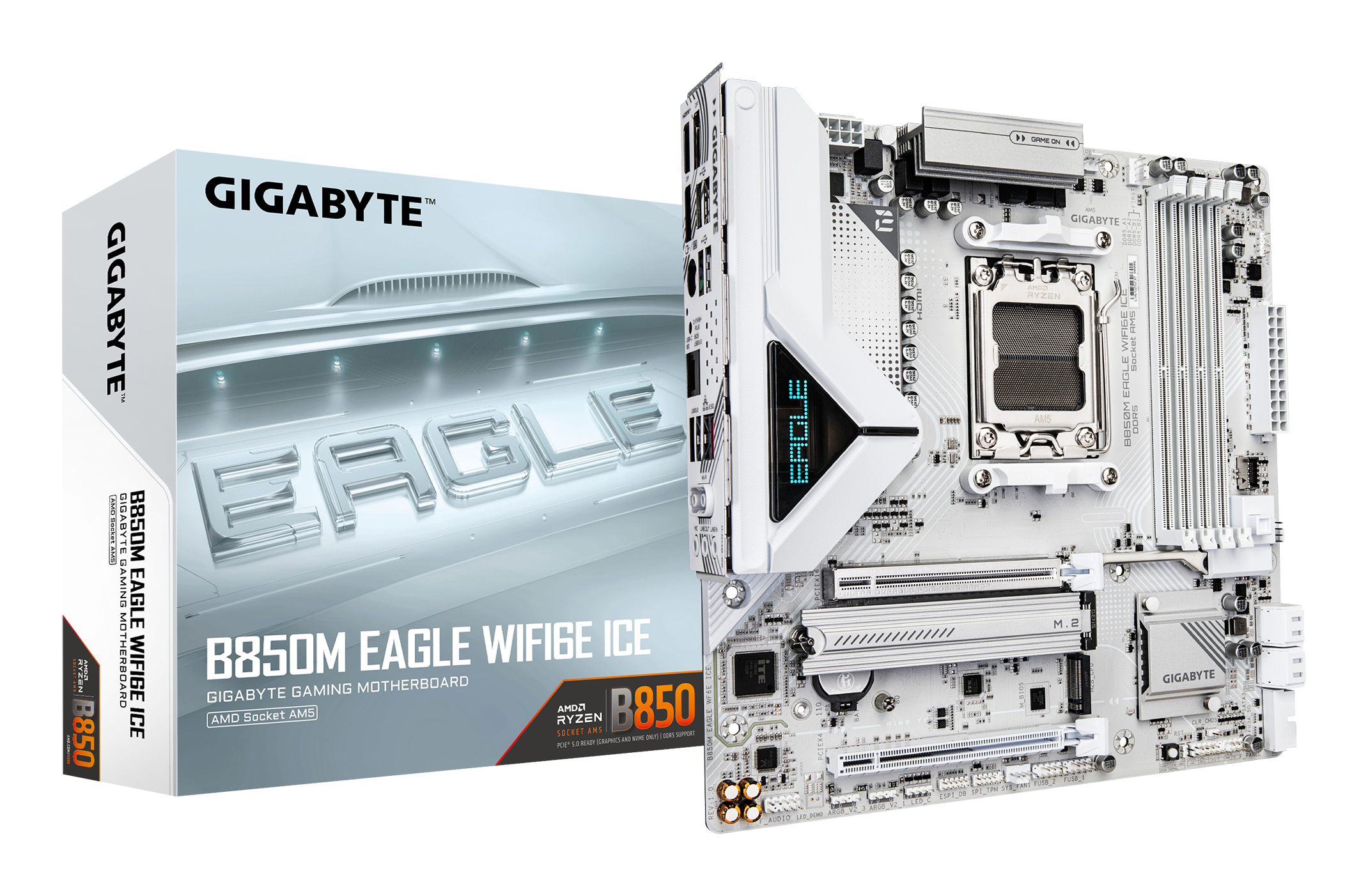 Gigabyte B850M EAGLE WIFI6E ICE Socket AM5