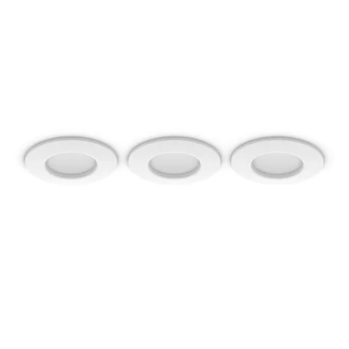 Philips Hue White & Color Ambiance Empotrable Fino 90 mm Paquete De 3 Blanco: imagen 3