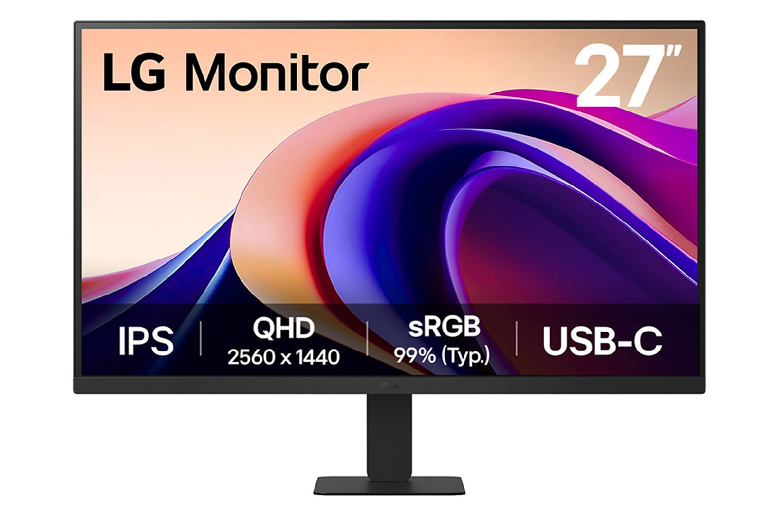 LG 27'' QHD Monitor pantalla para PC 68,6 cm (27") 2560 x 27U631A-B