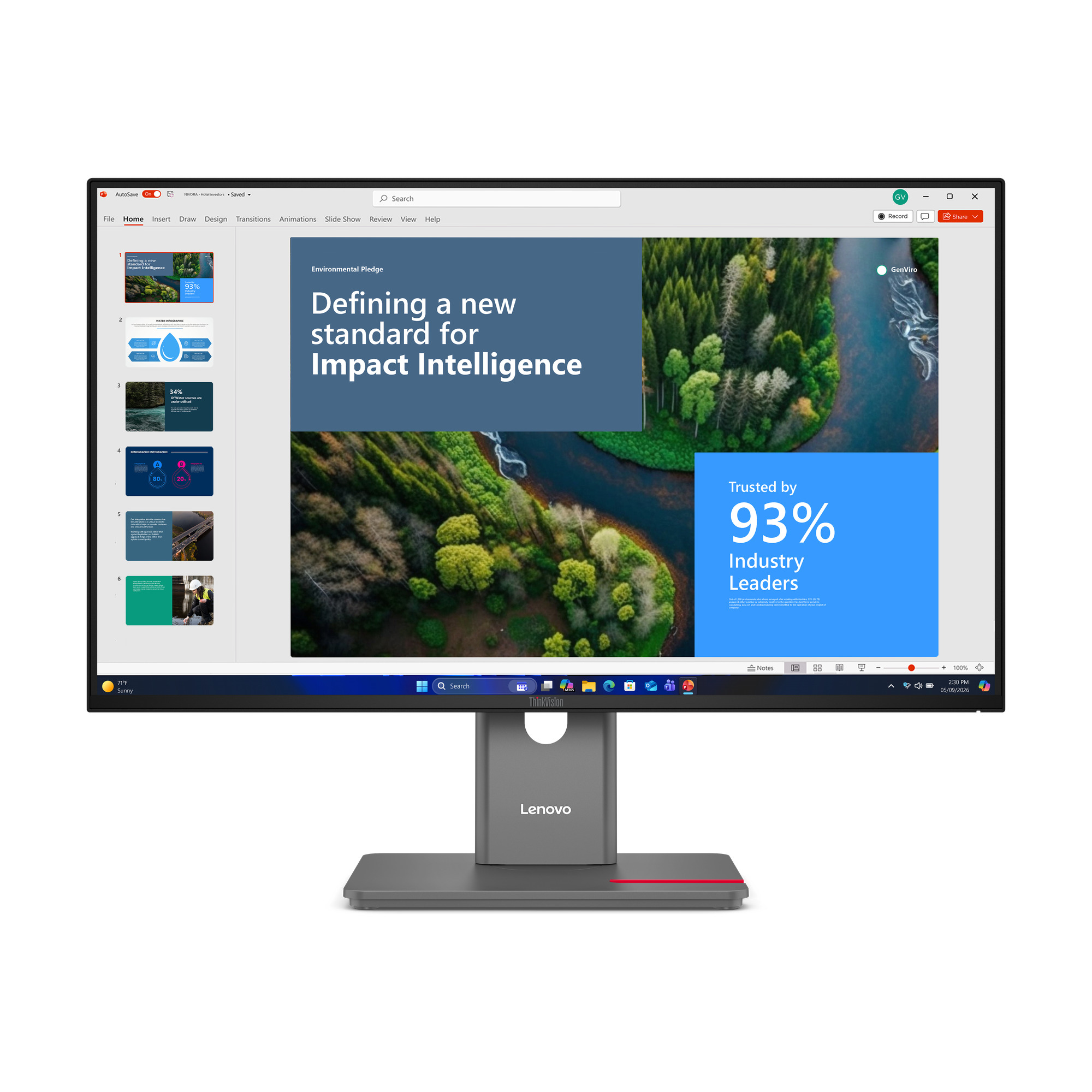 TS/ThinkVision P27UD-40 27 inch Monitor