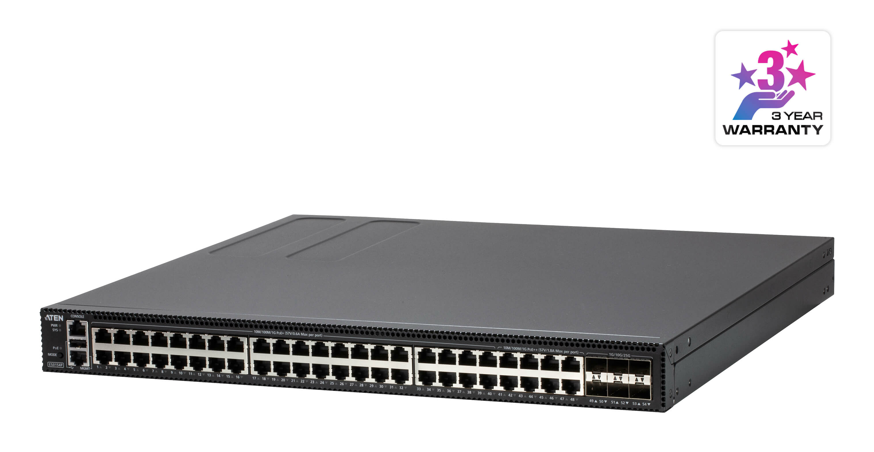 ATEN ES0154-AX-G switch L2+ Gigabit Ethernet (10/100/1000) ES0154-AX-G