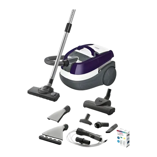 Aspirador en seco y húmedo Bosch AquaWash&Clean Violeta 1700W BWD41740