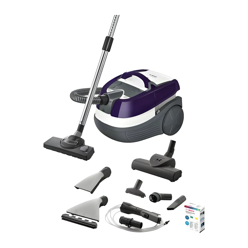 Aspirador en seco y húmedo Bosch AquaWash&Clean Violeta 1700W BWD41740