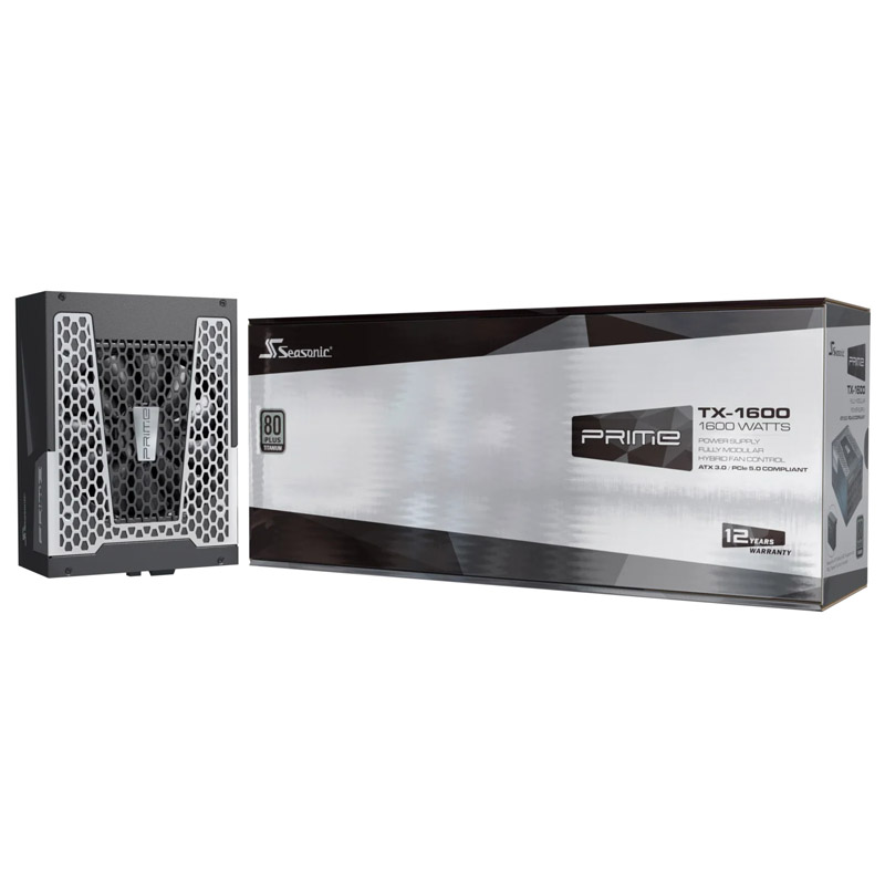 Seasonic Prime TX 80 Plus Titanium 1600W ATX 3.1 PCIE 5.1 Modular