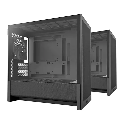 NZXT H3 Flow 2025 mATX Negro Duo Pack