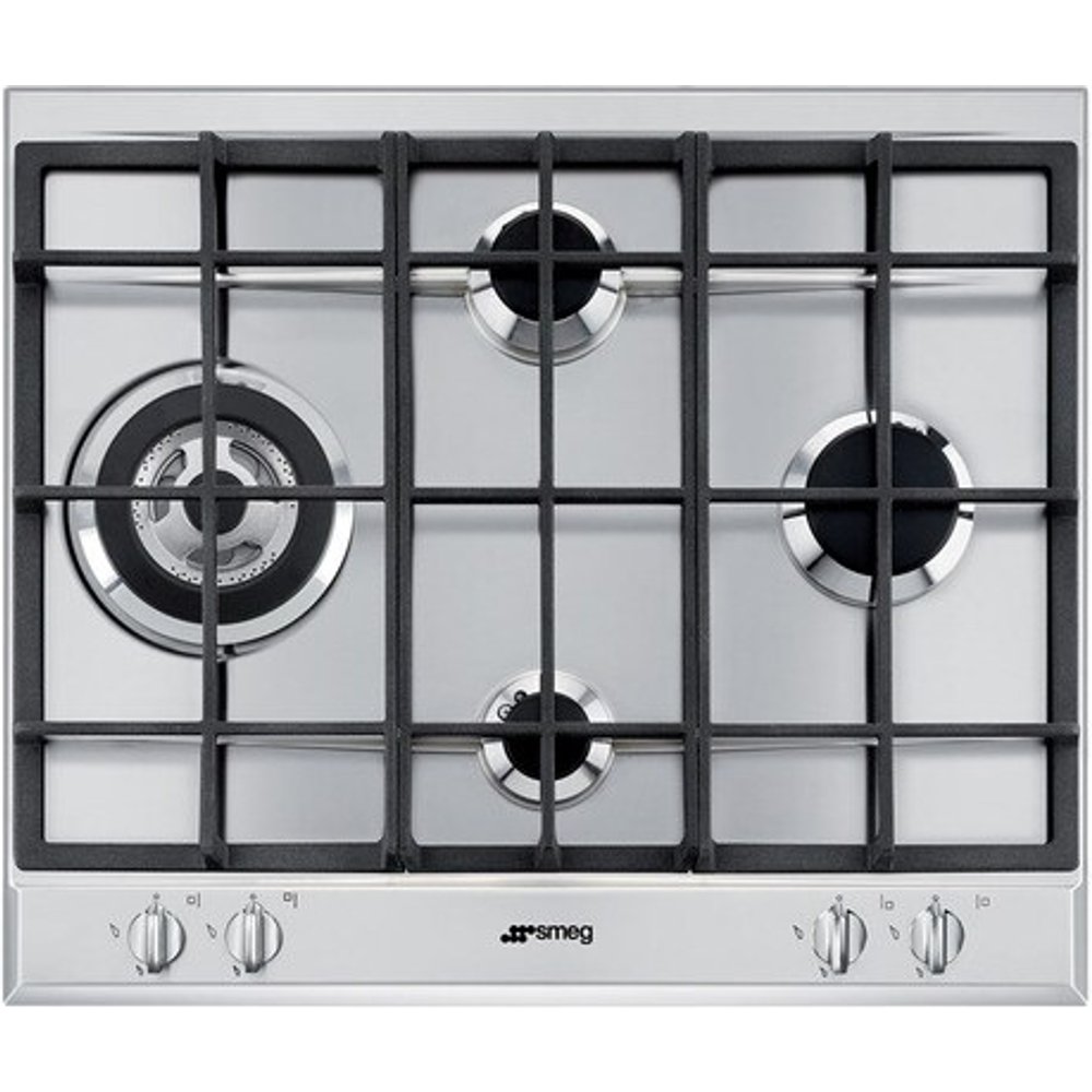 Smeg - Placa gas Smeg 4 quemadores - SLR64SGH.