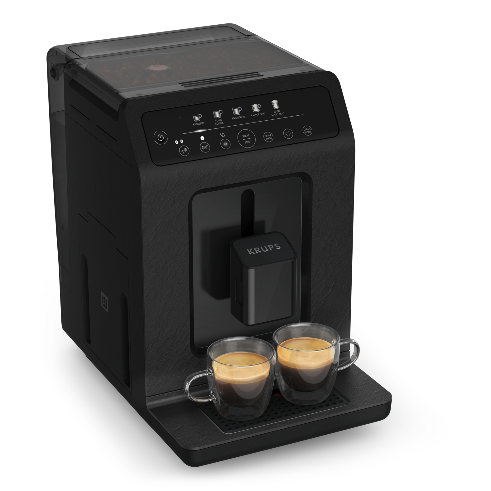 Moulinex Evidence Eco-Design 050, Cafetera Cappuccino y Espresso Automática, 1450 W, 5 Preajustes de Bebida, Sabor Óptimo, Negro