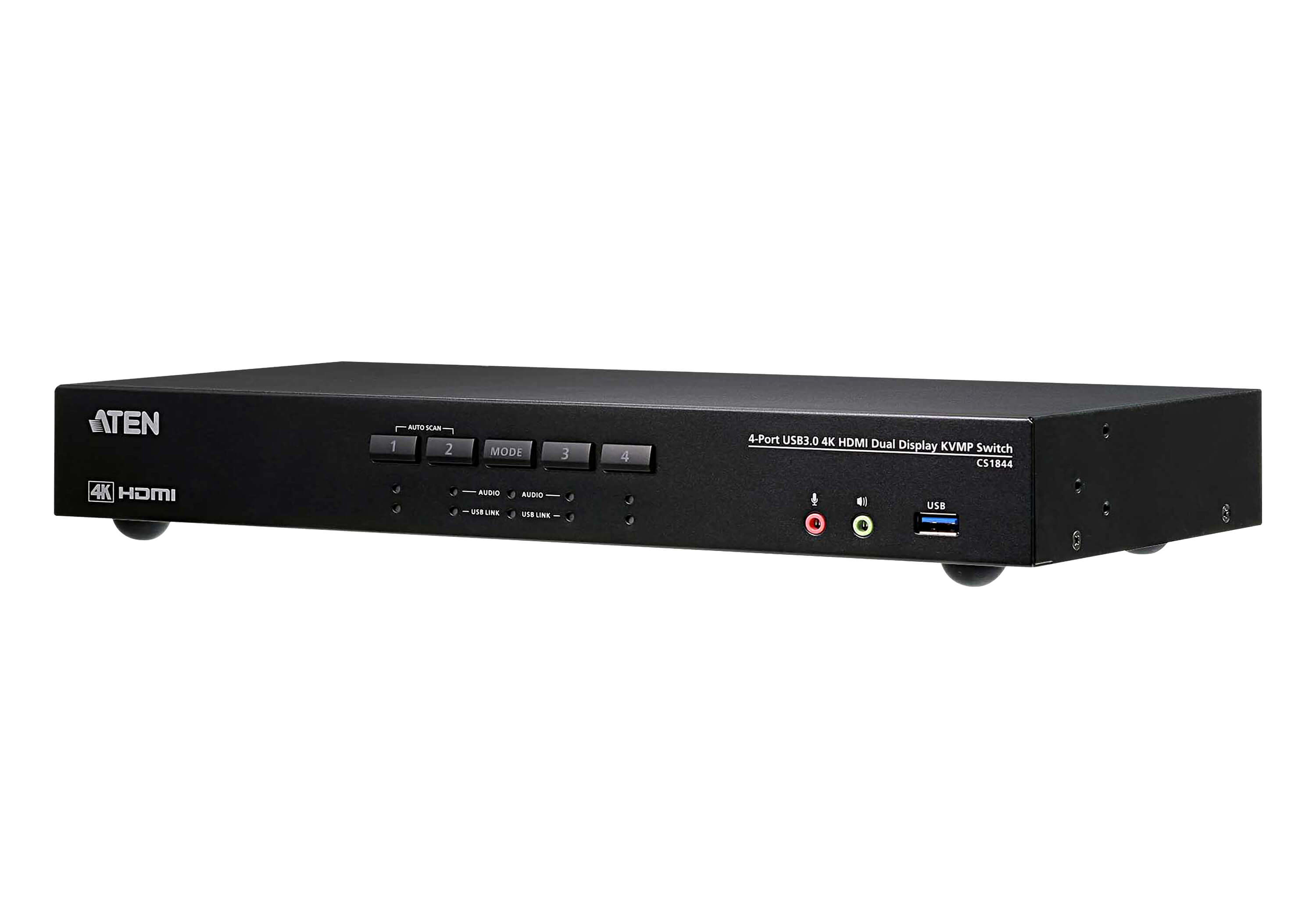 ATEN CS1844-AT-G interruptor KVM Negro CS1844-AT-G